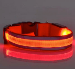 Red LED Collar